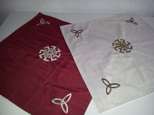 Decke "Räder mit Dreierschilde"