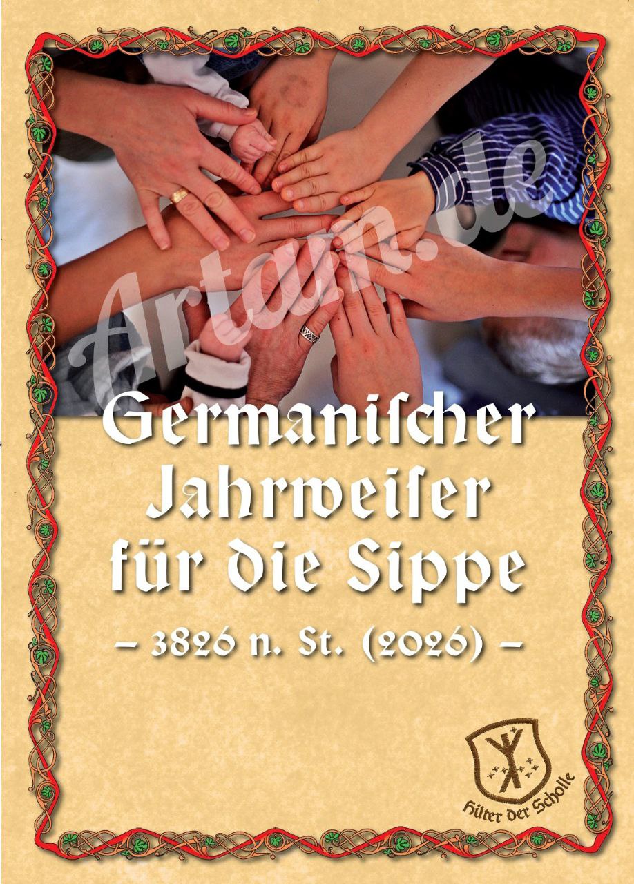 Germanischer Jahrweiser für die Sippe 3825/26